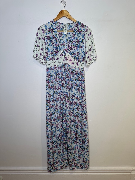 ASOS Maternity Dresses & Skirts - Asos Violet Romance Floral Midi Maternity dress White  Purple & Blue Print size